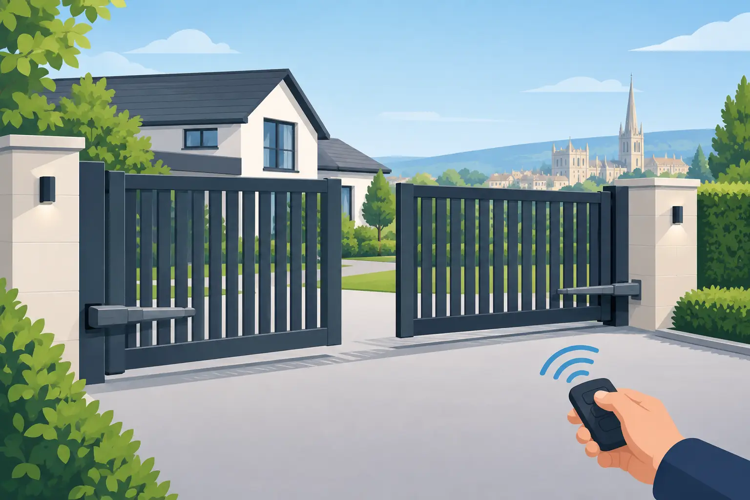Electric Gate Installation and Automation in Cheltenham