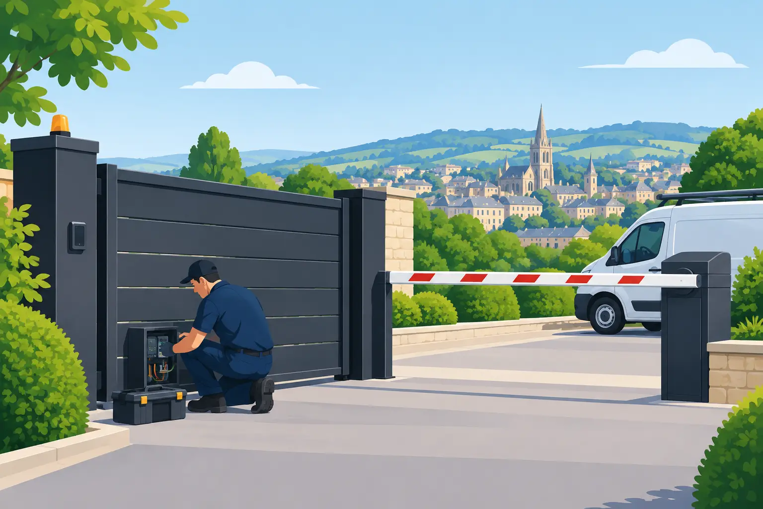 Electric Gates and Barrier Maintenance in Cheltenham and Gloucestershire