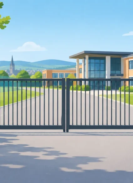 Electric Gates for Schools in Cheltenham and Gloucestershire