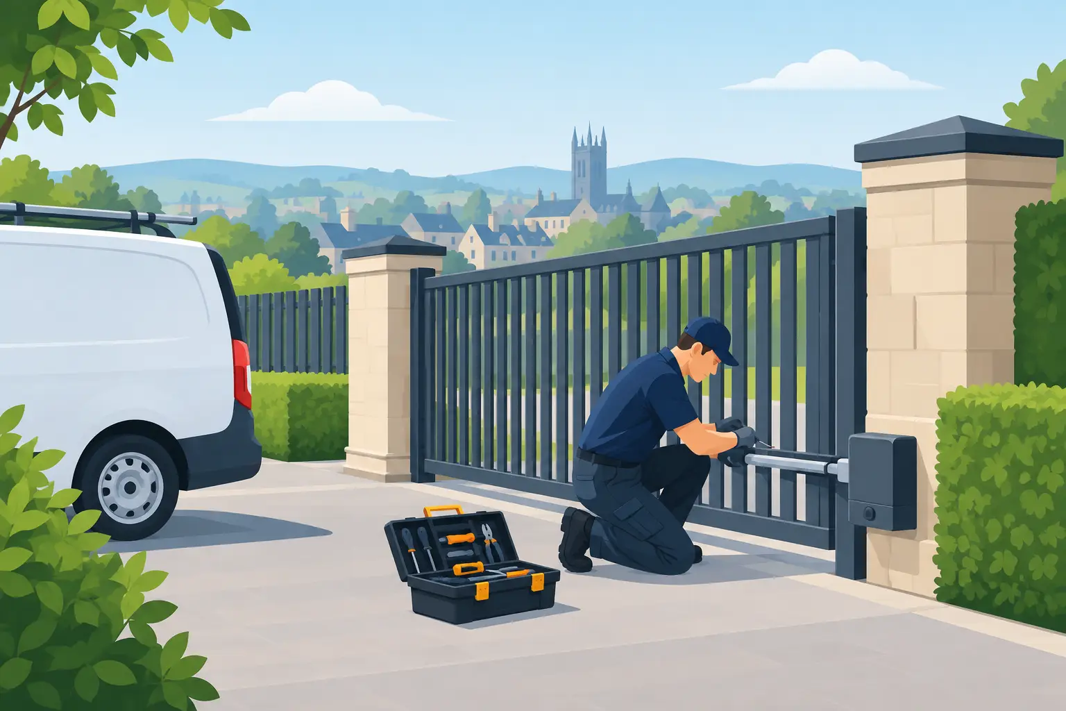 Gate Automation Repairs and Maintenance in Cheltenham & Gloucestershire