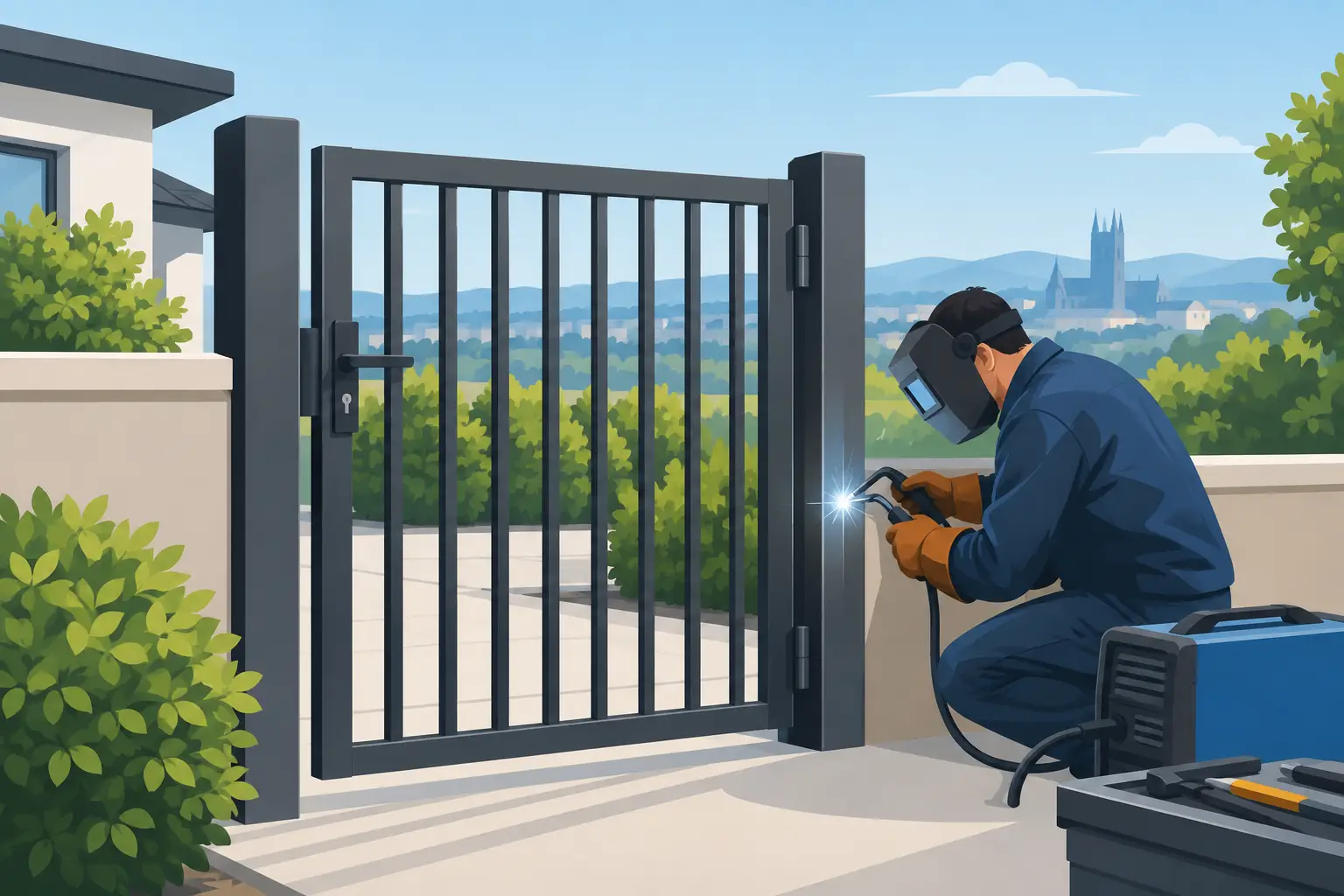 Cheltenham Metal Pedestrian Gate Fabricators