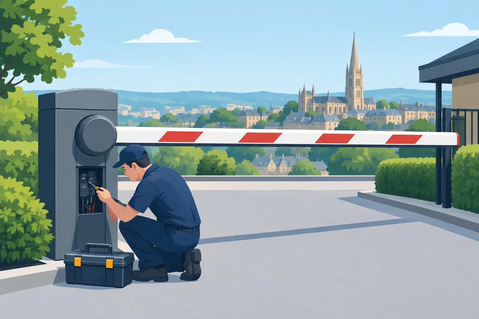 FAAC Barrier Repairs in Cheltenham & Gloucestershire